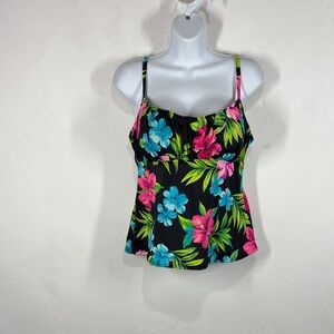 Jamaica Bay Tropical Floral Swim Tank